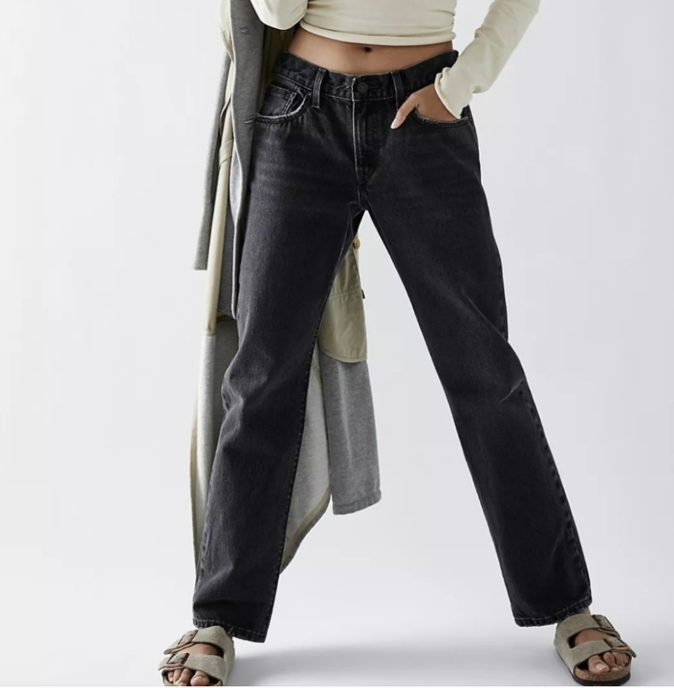 Levi's Women's Black Straight Leg Jeans